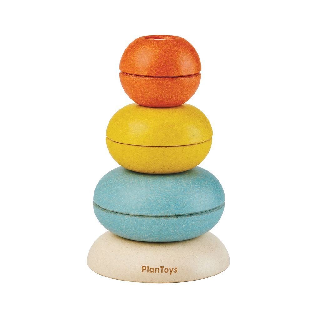 PlanToys Stacking Ring - Cups, official product photo