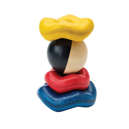 Ball & Wave Stacker by PlanToys, wooden toy