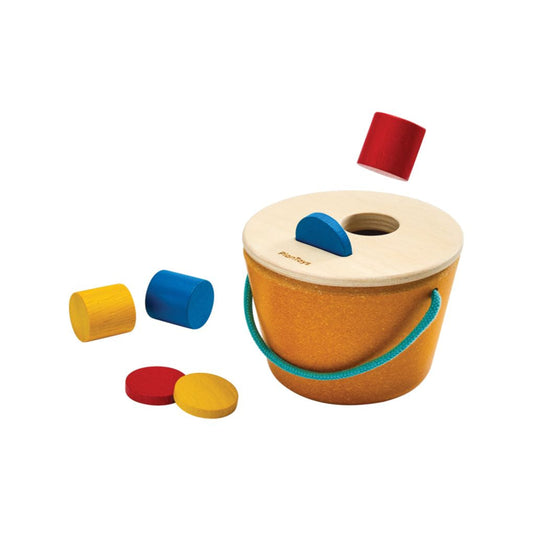 PlanToys Drop & Fit Bucket, official product photo