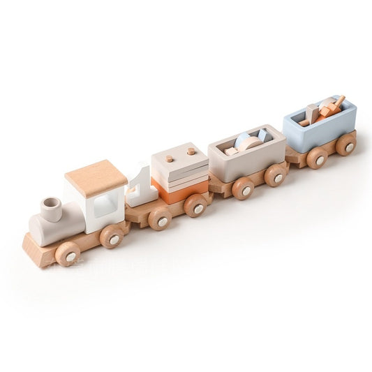 Milestones Wooden Train